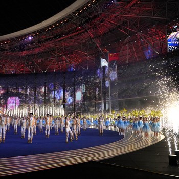 Asian Games 2023 China Resmi Dibuka, Xi Jinping Full Senyum