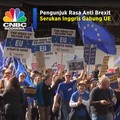 Pengunjuk Rasa Anti Brexit Serukan Inggris Gabung Uni Eropa
