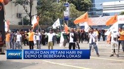 Video: Ribuan Buruh dan Petani Gelar Demo, Ini Tuntutannya