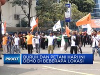 Video: Ribuan Buruh dan Petani Gelar Demo, Ini Tuntutannya