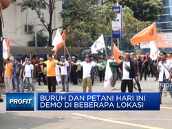 Video: Ribuan Buruh dan Petani Gelar Demo, Ini Tuntutannya