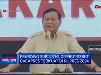 Video: Prabowo Disebut-Sebut Bacapres Terkuat Di Pilpres 2024