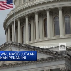 AS Mau 'Shutdown', Nasib Jutaan Warga Ditentukan Pekan Ini