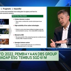 Dukung Dekarbonisasi, DBS Salurkan Pembiayaan ESG Rp500 T
