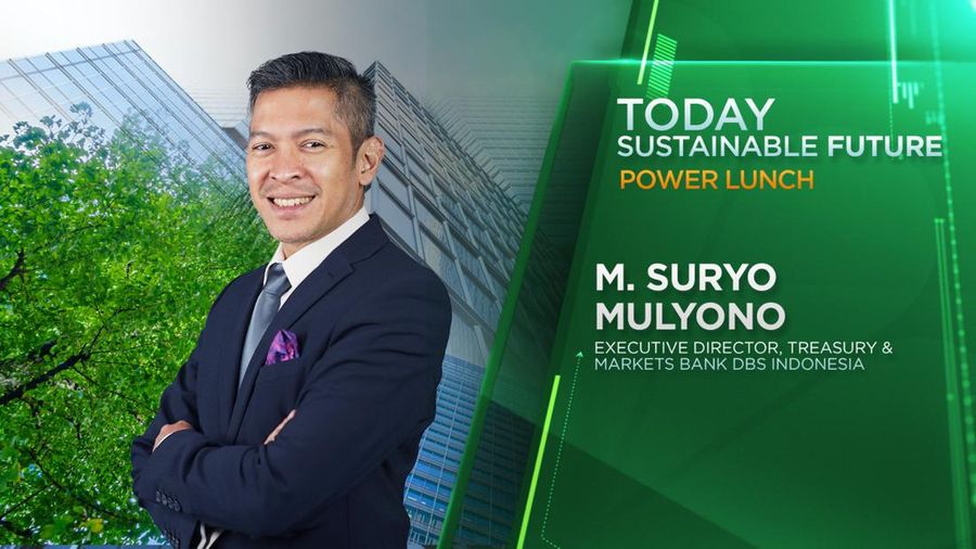 Executive Director, Treasury & Markets PT Bank DBS Indonesia, M. Suryo Mulyono dalam segmen khusus Sustainable Future. (CNBC Indonesia TV)