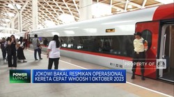 Jokowi Bakal Resmikan Kereta Cepat Whoosh 1 Oktober 2023
