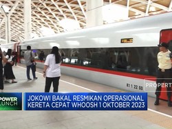 Jokowi Bakal Resmikan Kereta Cepat Whoosh 1 Oktober 2023