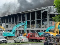 Ngeri! Potret Kebakaran Pabrik Bola Golf di Taiwan, 10 Tewas