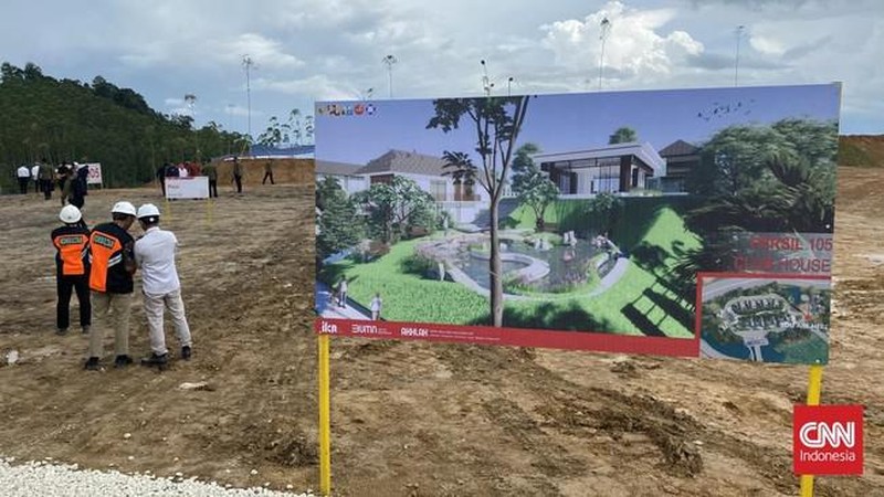 Pembangunan Rumah menteri di Ibu Kota Negara (IKN)