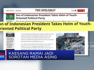  Jadi Ketum PSI, Kaesang Ramai Jadi Sorotan Media Asing