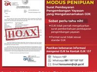 Hati-hati Penipuan Berkedok Iuran Yayasan Bawa-bawa Nama OJK