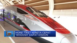 Hore! Tiket Kereta Cepat 'Whoosh' Dapat Diskon