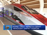 Hore! Tiket Kereta Cepat 'Whoosh' Dapat Diskon