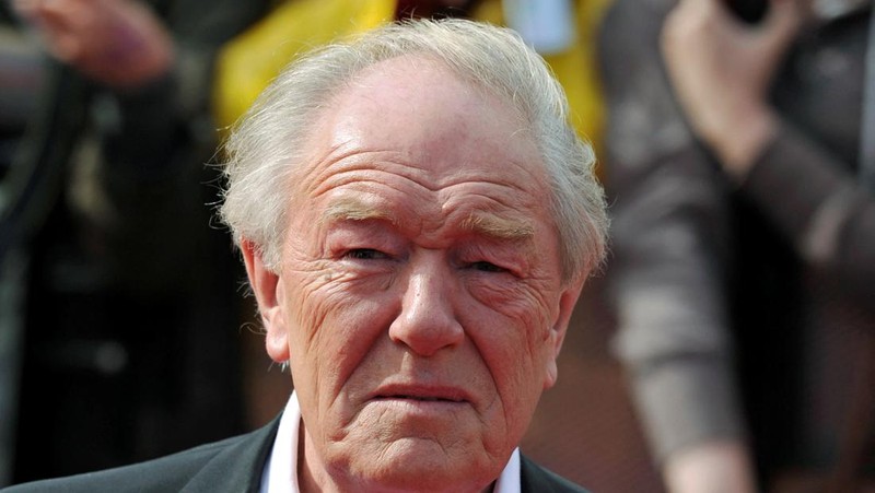 Aktor Michael Gambon tiba di pemutaran perdana dunia 