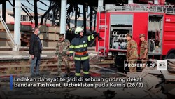 Ledakan Dahsyat di Bandara Tashkent Uzbekistan, 1 Orang Tewas
