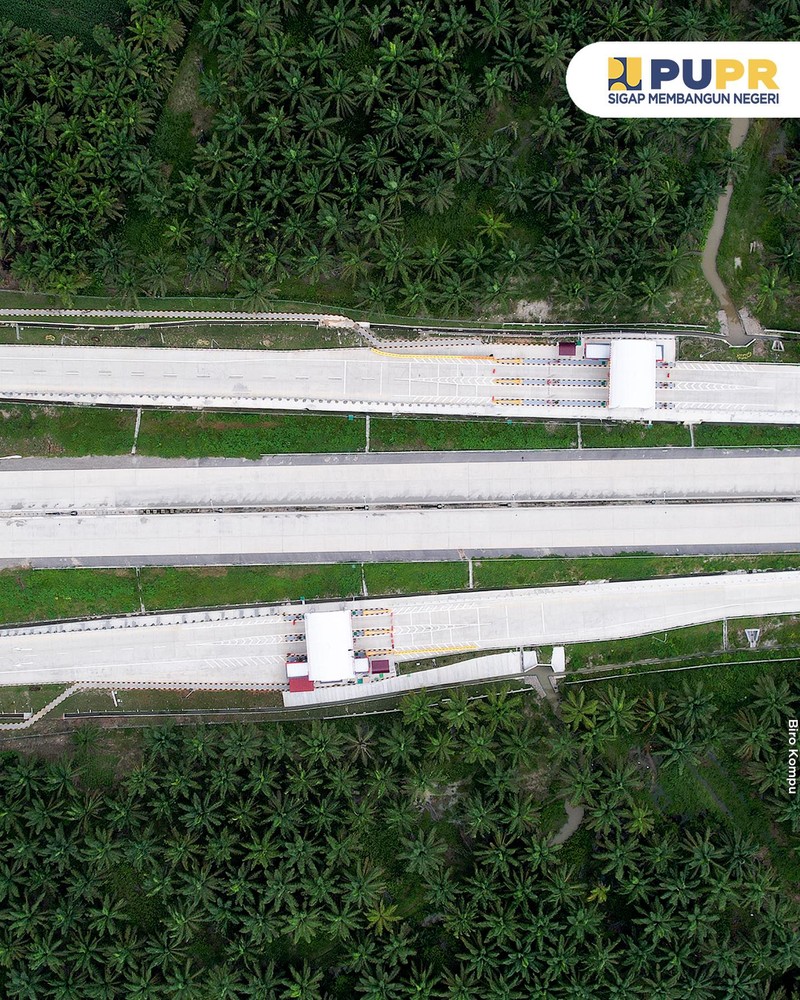 Jalan Tol Stabat- Kuala Bingai. Jalan Tol Stabat- Kuala Bingai. (Facebook Kementerian PUPR RI)