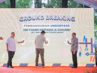 Underpass HM Yamin Medan Dibangun, Target Selesai 15 Bulan