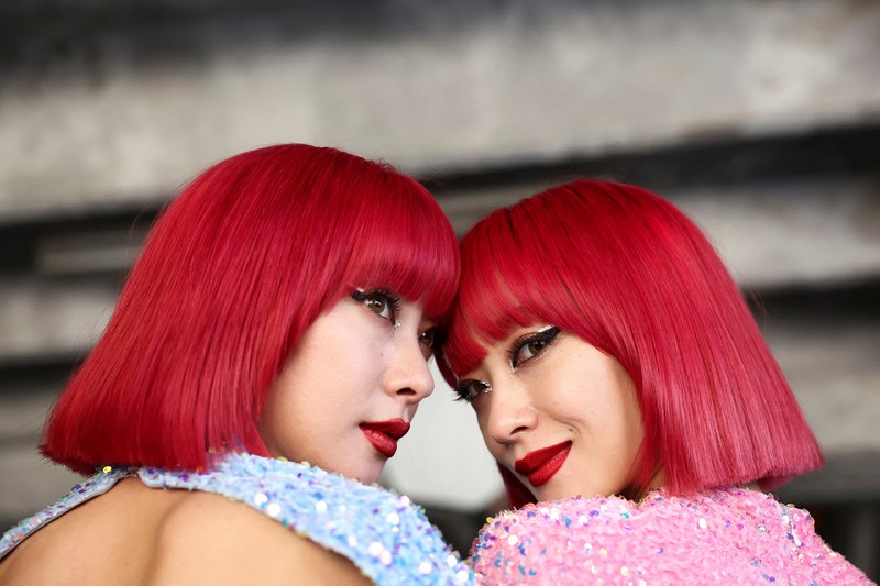 Models present creations by designer Anthony Vaccarello as part of his Spring/Summer 2024 Women's ready-to-wear collection show for fashion house Saint Laurent during Paris Fashion Week in Paris, France, September 26, 2023. REUTERS/Johanna Geron