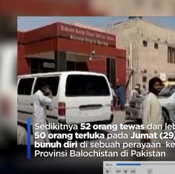 Bom Bunuh Diri di Pakistan, 52 Tewas & Puluhan Orang Terluka