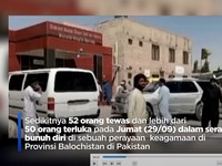Bom Bunuh Diri di Pakistan, 52 Tewas & Puluhan Orang Terluka