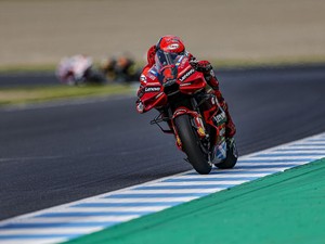 Video Bagnaia Juara Sprint Race MotoGP Jepang, Bastianini Vs Marquez Sengit