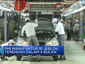  PMI Manufaktur RI Anjlok, Terendah Dalam 4 Bulan