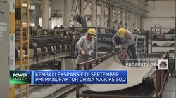 Kembali Ekspansif, PMI Manufaktur China Naik di September