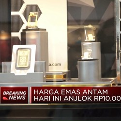 Video: Anjlok! Harga Emas Antam Turun Rp10.000