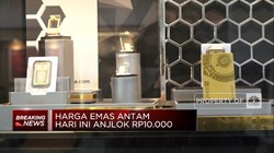 Video: Anjlok! Harga Emas Antam Turun Rp10.000