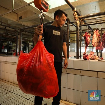 Potret Lapak Penjual Daging Sapi Sepi-Lengang, Ini Lokasinya