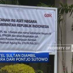 Resmi, Hotel Sultan Diambil Alih Negara Dari Pontjo Sutowo