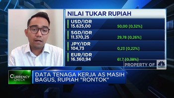 Data Tenaga Kerja AS Masih Bagus, Rupiah "Rontok"