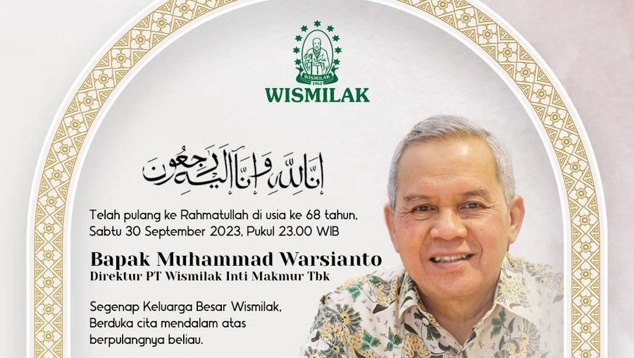 Direktur PT. Wismilak Inti Makmur Tbk, Muhammad Warsianto meninggal dunia. (Instagram @insightwismilak)