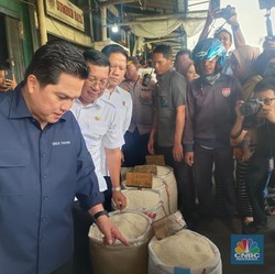 Siap Sapu Bersih, Erick Thohir Warning Keras Penimbun Beras