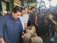 Siap Sapu Bersih, Erick Thohir Warning Keras Penimbun Beras
