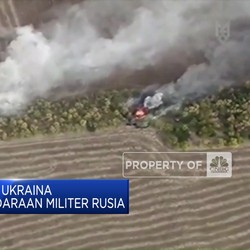 Pasukan Khusus Ukraina Hancurkan Kendaraan Militer Rusia