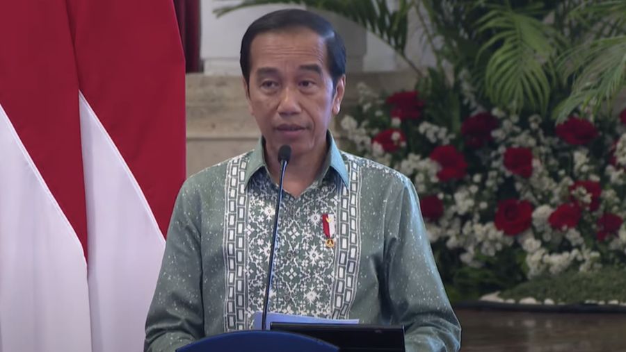 Pengarahan Presiden Jokowi Kepada PPSA XXIV dan Alumni PPRA LXV 2023 Lemhannas. (Dok. Sekretariat Presiden)