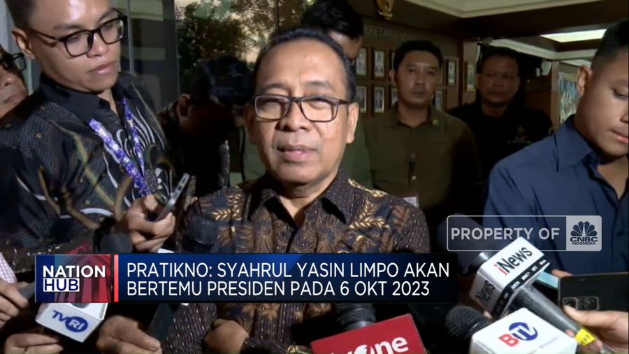Besok, Syahrul Yasin Limpo Bakal Pamitan ke Presiden Jokowi