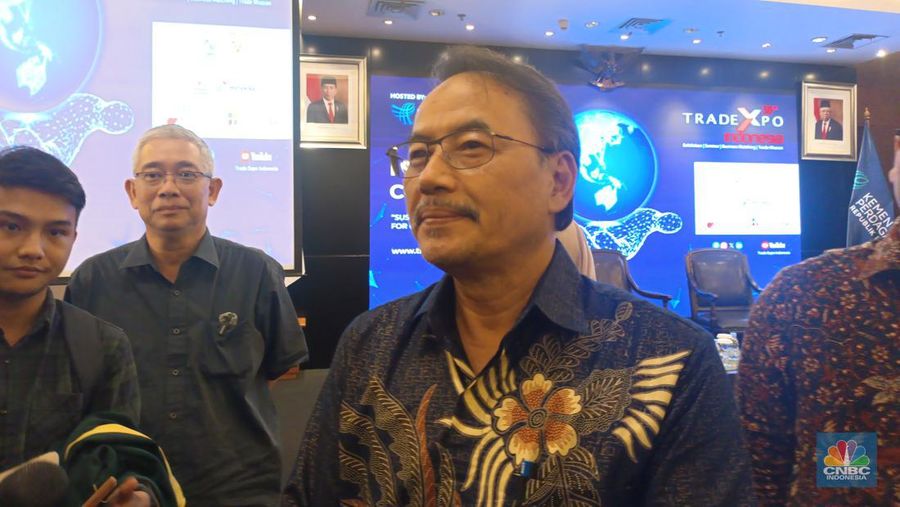 Direktur Jenderal Pengembangan Ekspor Nasional Kemendag, Didi Sumedi. (CNBC Indonesia/Martyasari RIzky)