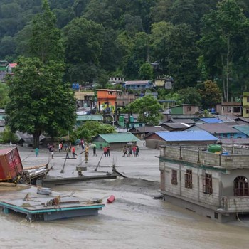 Potret Ngeri Banjir Bandang bak Air Bah Hancurkan India