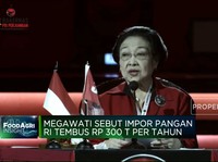 Megawati Soroti Impor Pangan RI Rp 300 Triliun/tahun, Kenapa?