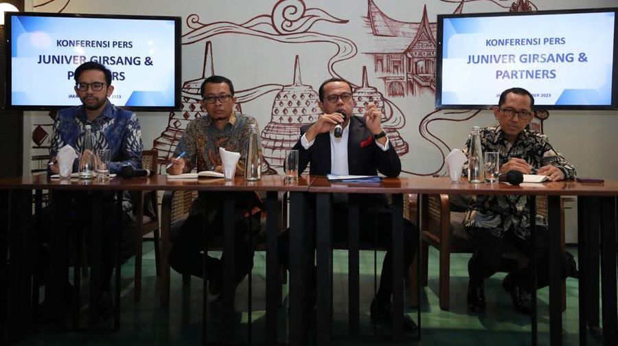 Konferensi Pers Telkomsigma. (Dok. Juniver Girsang & Partners)
