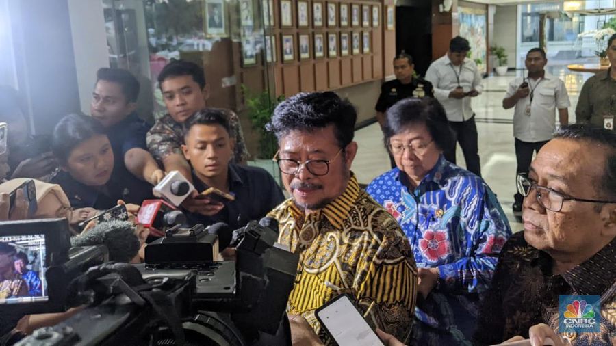 Menteri Pertanian Syahrul Yasin Limpo. (CNBC Indonesia/Emir)