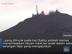 Bantu Serangan Hamas, Hizbullah Bombardir Israel