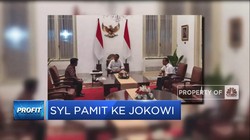 Momen Syahrul Yasin Limpo Pamit Ke Jokowi