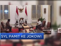 Momen Syahrul Yasin Limpo Pamit Ke Jokowi