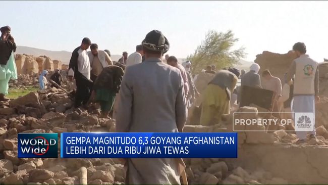 Gempa Dahsyat Guncang Afghanistan Korban Tewas 2 000 Jiwa