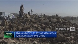 Korban Jiwa Gempa Afghanistan Capai 2.445