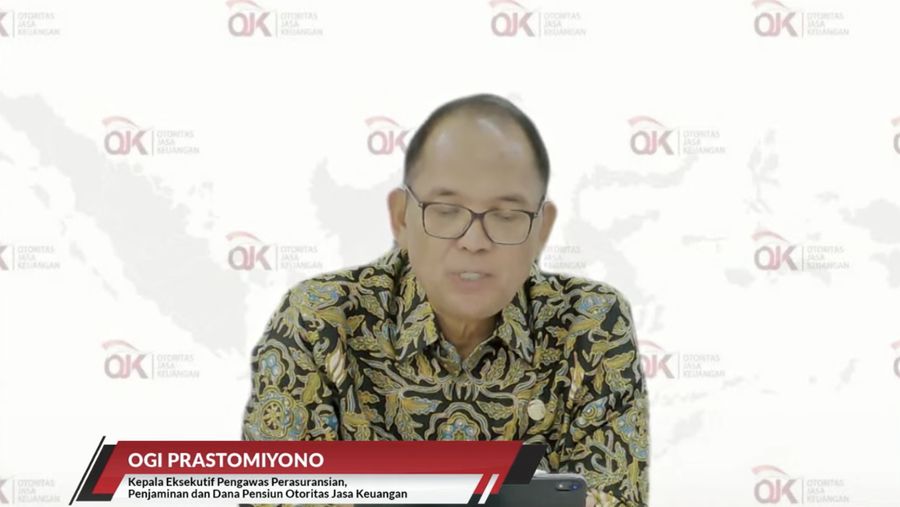 Ketua Eksekutif IKNB: Ogi Prastomiyono. (Tangkapan Layar Youtube)