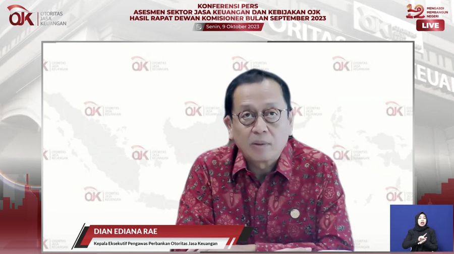 Ketua Eksekutif Pengawas Perbankan: Dian Ediana Rae. (Tangkapan Layar Youtube)